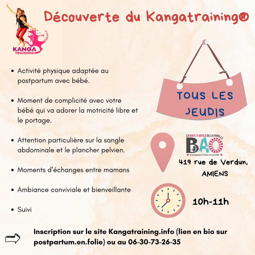 Kangatraining par Marina le jeudi matin